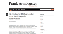 Desktop Screenshot of frank-armbruster.de